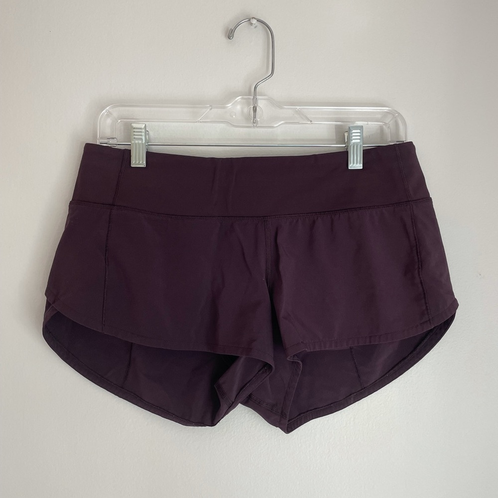 Lululemon Speed Up Short, Size 6, Purple